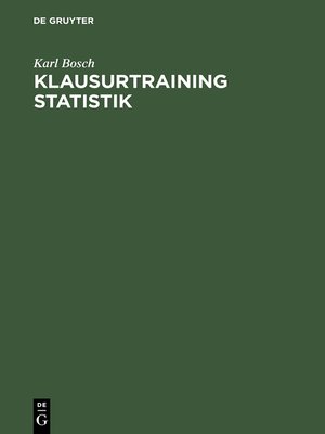 cover image of Klausurtraining Statistik